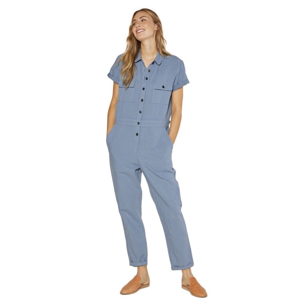 Outerknown S.E.A Blue Jumpsuit